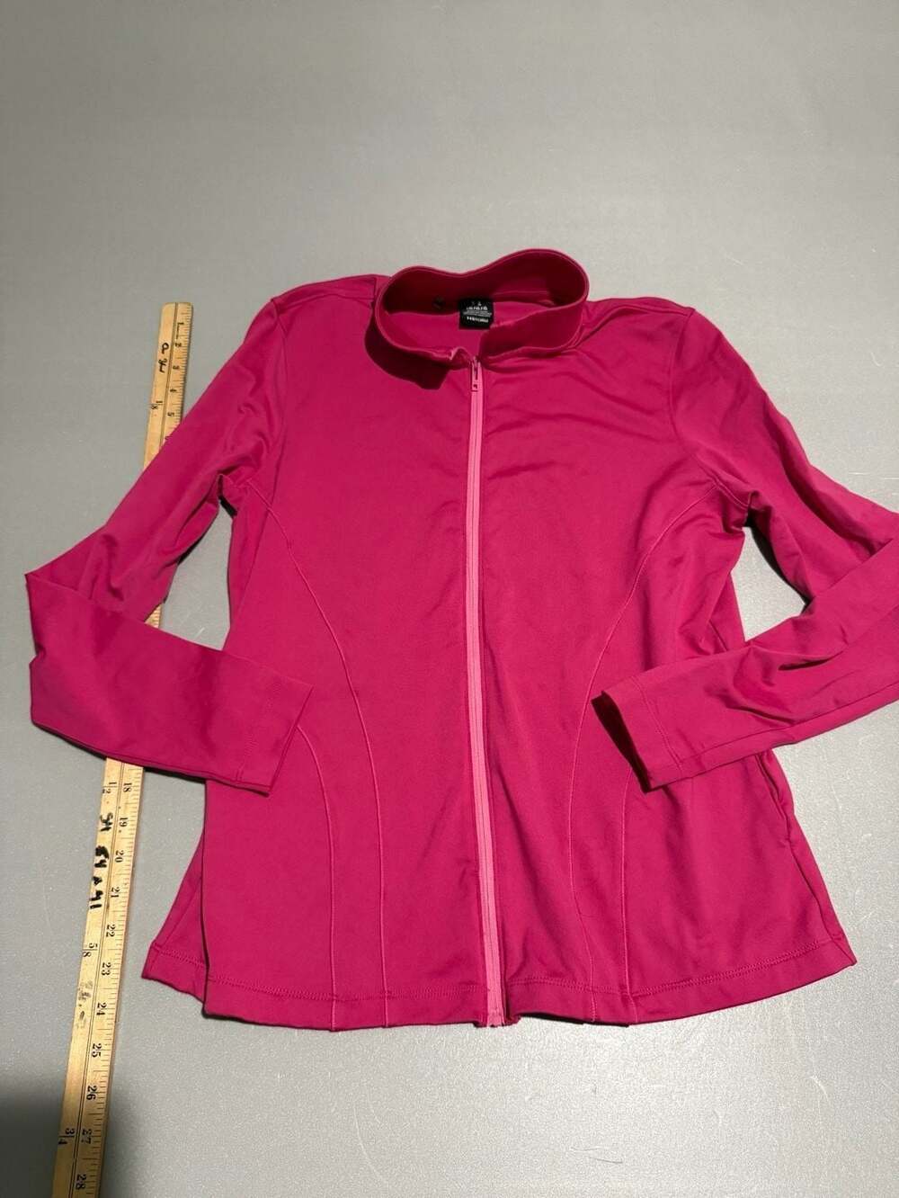 Under Armour Topgolf Full Zip Jacket Size Large Pink Athletic
